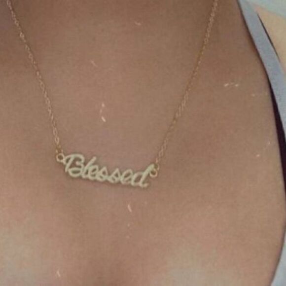 GOLD BLESSED UNISEX NECKLACE  - Picture 8 of 15